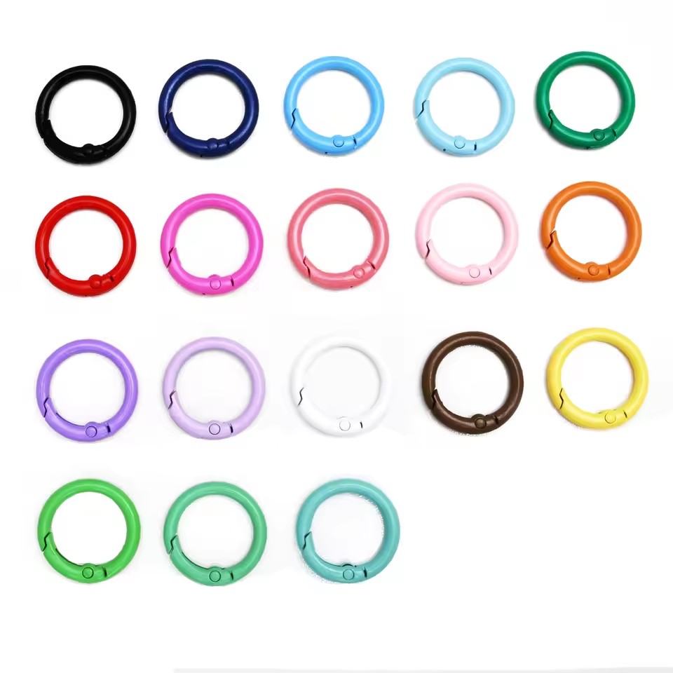 10Pcs Colorful 24mm Alloy Trig - Circle Hook Set review and price