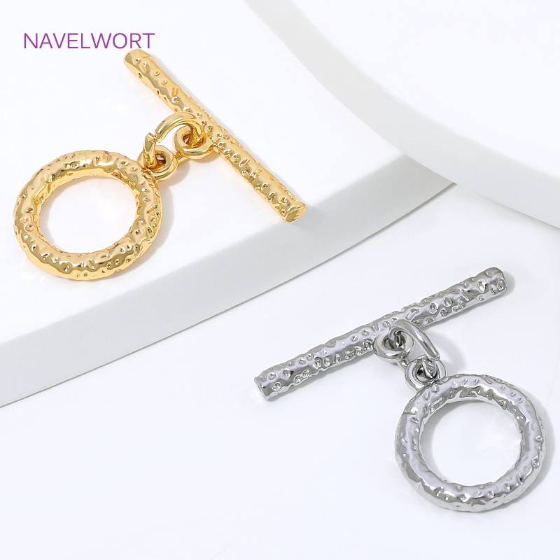 18K Gold Plated Brass Toggle C - Circle Hook Set review and price