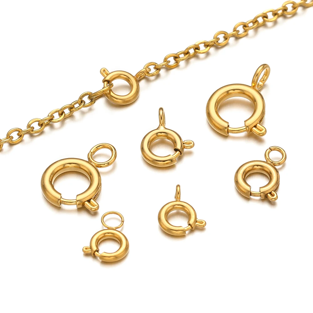 10pcs Stainless Steel Spring R - Circle Hook Set review and price