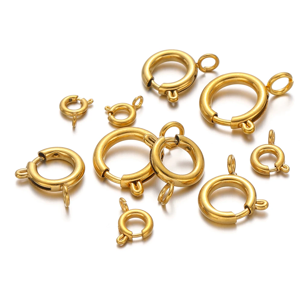 10pcs Stainless Steel Spring R - Circle Hook Set review and price