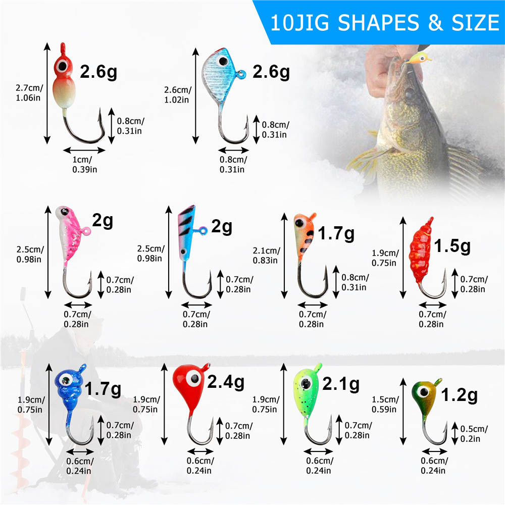 24Pcs ice fishing gear Kit Lum - Fishing Equipment Shop review and price
