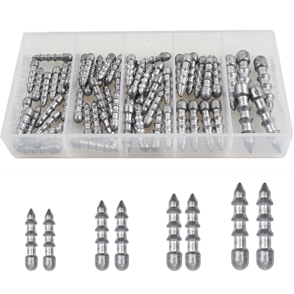 60PCS Nail weights Worm Fishin - Fishing Equipment Lures review and price