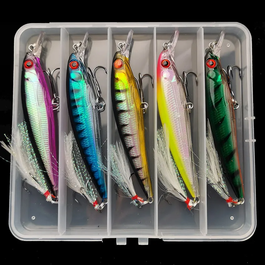 5pcs/box Laser 3D Eyes Bionic  - Fishing Equipment Lures review and price