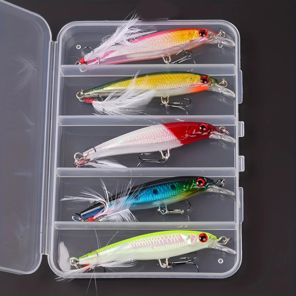 5pcs/box Laser 3D Eyes Bionic  - Fishing Equipment Lures review and price