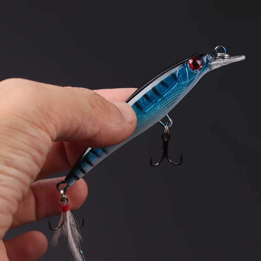 5pcs/box Laser 3D Eyes Bionic  - Fishing Equipment Lures review and price